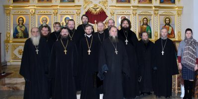 Состоялось годовое отчетное собрание духовенства Рогачевского благочиния